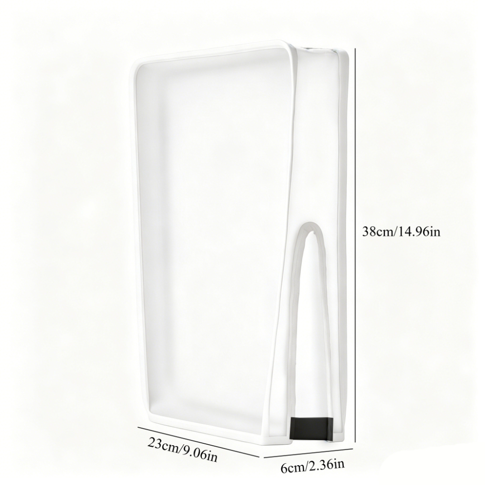 TEMU Housse -poussière transparente en EVA pour console PS5 Slim, compatible avec les éditions Disque et Numérique, étui de -poussière avec ports