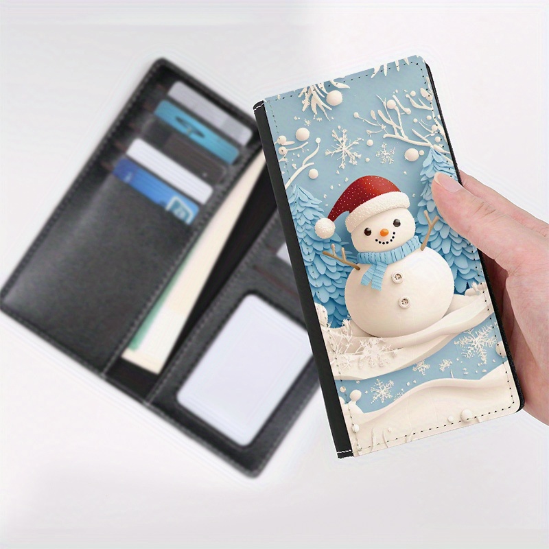 

Christmas Snowman Wallet For Boys - , 10 , Printed Purse - For & Use