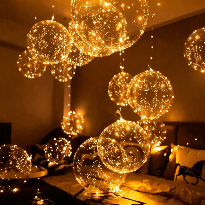 balloon led lights sold on Temu United States