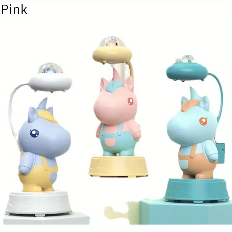 2025 new cartoon with pencil sharpener desk lamp creative desktop ornament desk lamp writing lamp reading lamp Product details 3