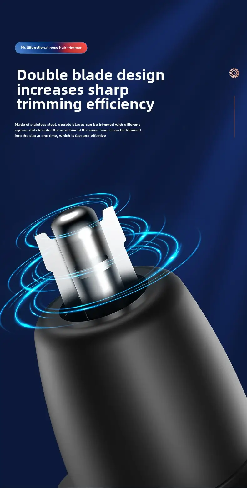 multi functional intelligent nose hair trimmer suitable for   men and women no dead corners in trimming   for hair     Product details 5