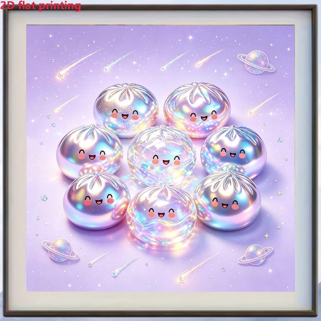 TEMU New Product Launch: Cute Dumpling Diamond Painting, Diamond Painting Mosaic Craft, Diamond Painting Product. Stress Relief And Easy To Match,
