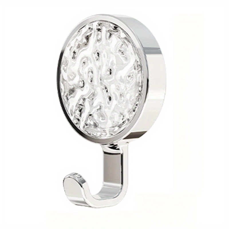 1pc Multi-functional Light Luxury Rotatable Heavy-duty Hook No-drill Bathroom Door Back Hook Vacuum Adhesive Bathroom Towel And Clothes Hook