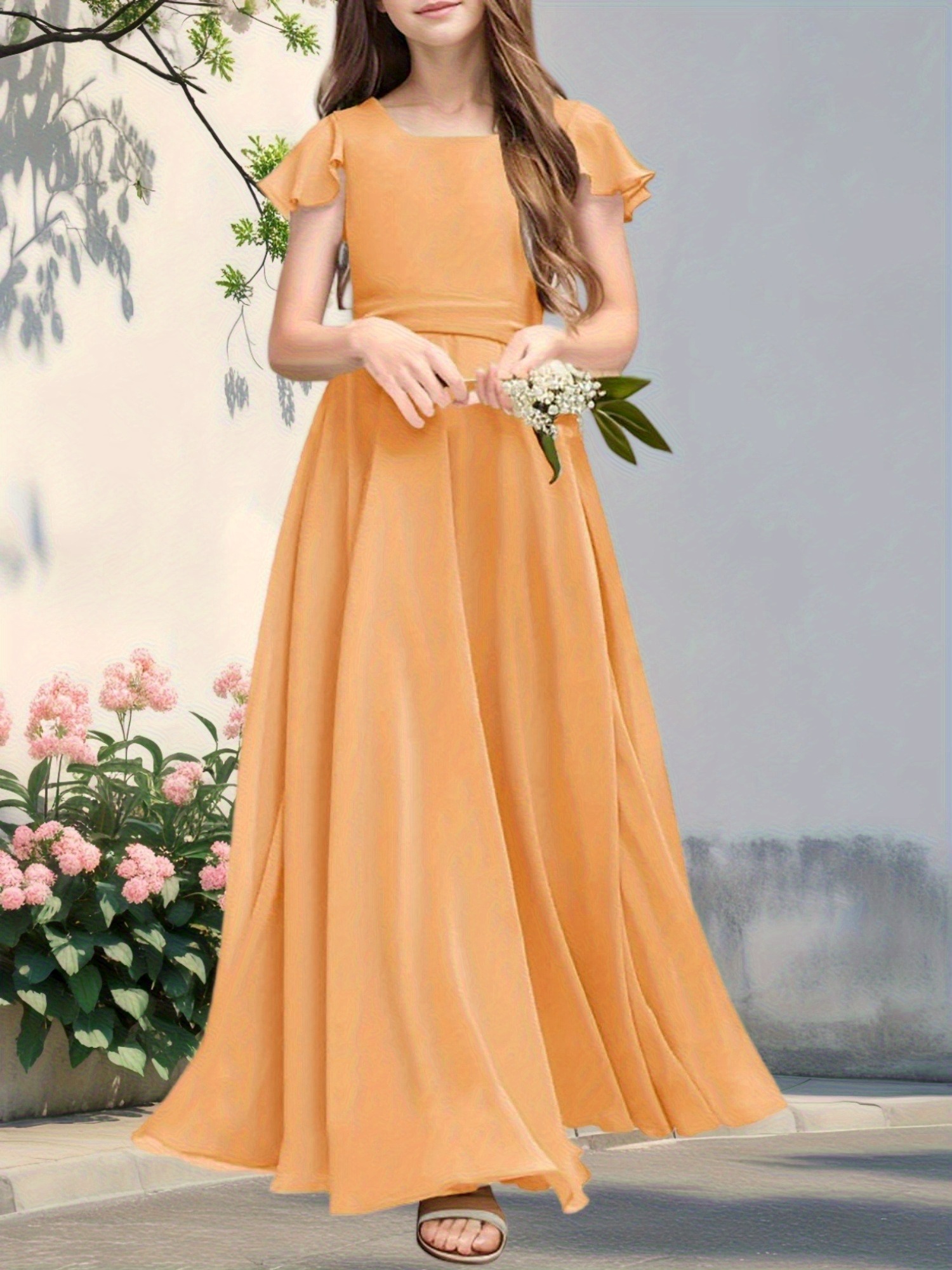 white christmas dresses Cheap Short Sleeves Beach Summer Modest Bridesmaid Dresses WG797 –  SposaBridal