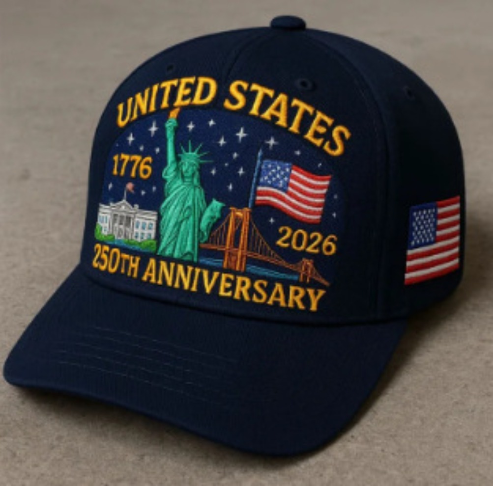 250Th Anniversary American Patriotic Baseball Hat - Independence Day Cap, Comfortable for All Seasons, Unisex, Perfect for Celebrating Independence Day, Great for Police Officers And Patriots - A Wonderful Gift, Holiday Gear, Flag-Themed Cap