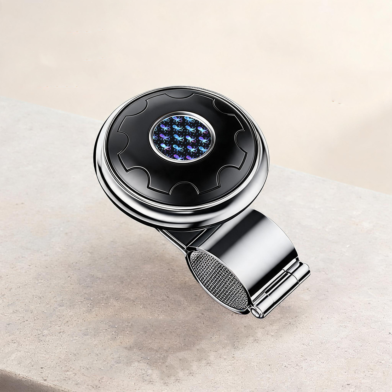 TEMU 1pc ' Is ' Durable Bearing Auto Accessory | Car Steering Wheel Booster Ball Steering Spinner Knob | Lightweight Steering Assist Vehicles