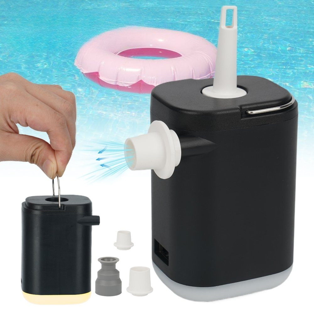 Image of Air Pump Nozzles Set Mini Inflatable Tool With 5 Nozzles For Swimming Rings Sleeping Mats Air Mattress High-quality Design. Rugged And Durable, No Electricity Required