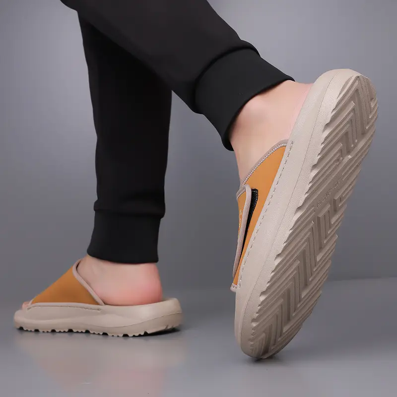 mens home bathroom slippers 2025 new lightweight quick dry mens sandals fashion open toe slides for indoor outdoor beach and casual wear sole non slip solid color round toe stylish anti skid flip flops comfortable thick soled summer durable eva material unisex design everyday use car friendly slip resistant house slippers 2pcs set 1pc shoe 1pc bag Product details 14