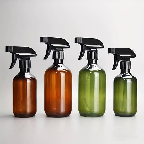 2pcs spray bottles with durable trigger nozzles refillable for essential oils perfume hair care disinfection and gardening additions translucent containers versatile sprayers refillable perfume spray bottle