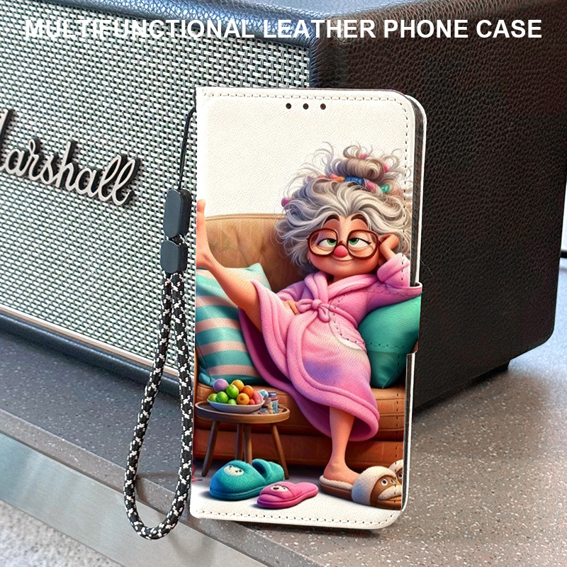 TEMU Phone Case - Lazy Old Man Pattern Phone Case Suitable For Galaxy S20/ S20 Fe/ S20 Fe 5g/ S20 Lite/ S20+/ S20 Ultra/ S20fe 2022/ S21 5g/ S21 Fe