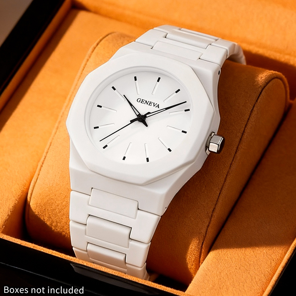 Image of 1pc Men's New Elegant Fashion Quartz Watch, -garde Stylish Business Watch For Valentine's Day, Easter, Ramadan, Birthday, Christmas, Ideal Gift For , Eid