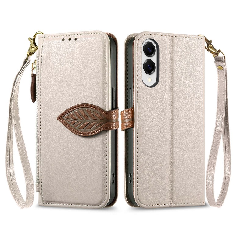 Etui za telefon - Eleganten usnjen etui denarnica za različne modele Galaxy, vključno s S22, S23, S24, S25 Ultra in serijo A, zasnovan za