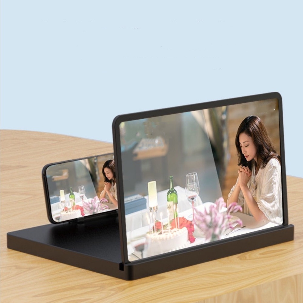 2026 New Horizontal And Mobile Phone Screen Amplifier, Drama Watching, Projection Eye Protection, Lazy Bracket, Tablet Bracket Desktop