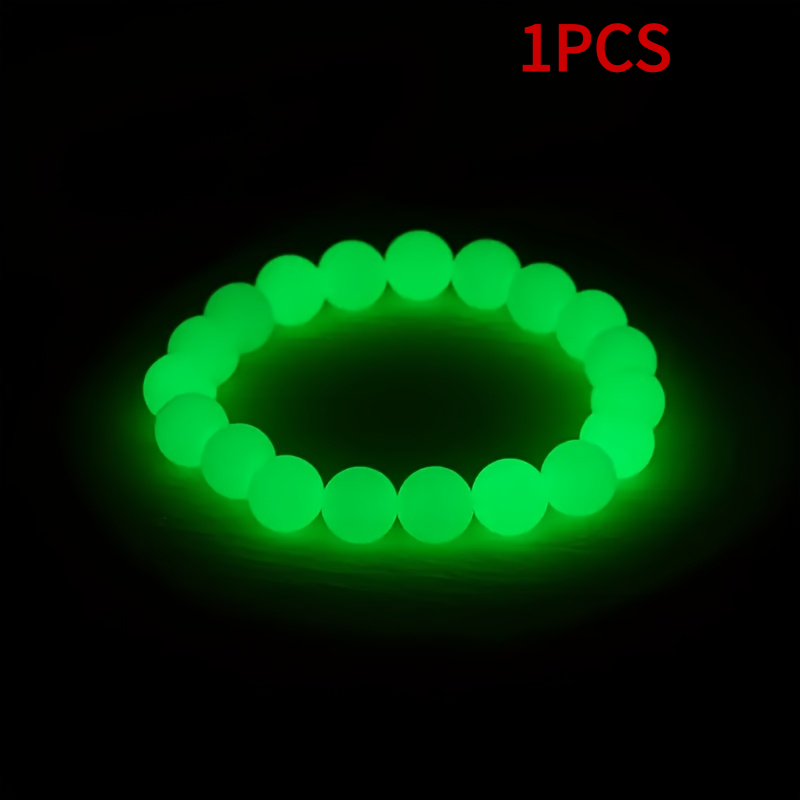 Image of -the-dark Couple's Bracelet, Unisex, Sold Individually. A Gift For ' Birthdays, Christmas, Thanksgiving, And Halloween