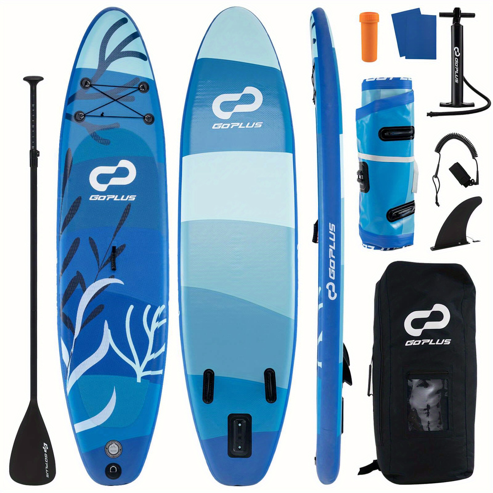 TEMU Lifezeal 10'x30''x6'' Inflatable Stand Up Paddle Board W/premium Sup Accessories Backpack
