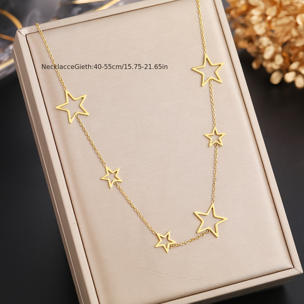 Retro Style Pentagram Necklace for Women