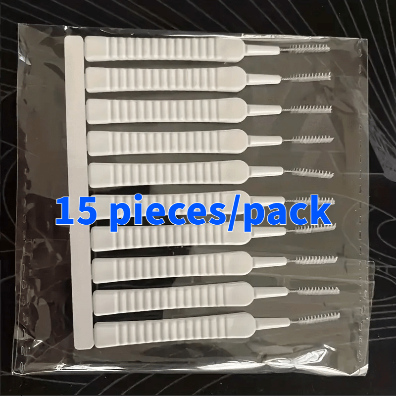 TEMU 15pcs Shower Cleaning Brush Set, Shower Hole Cleaning Tool, Bathroom Toilet Nozzle Shower Head Cleaning Picks, Cleaning And Unclogging Tool,