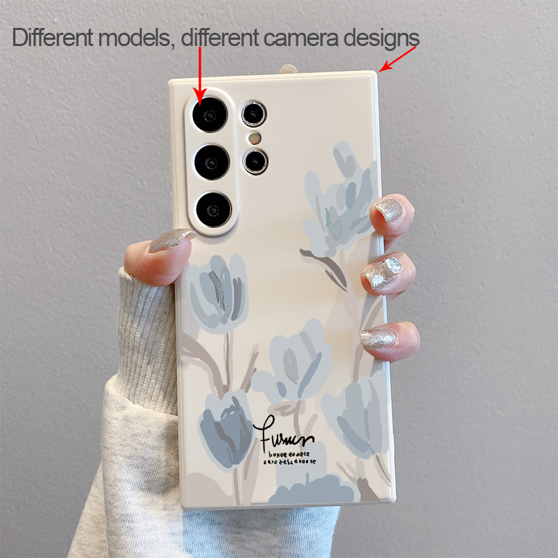 TEMU Phone Case - Art Soft Phone Case For Galaxy S25 S24 S23 S22 S21 S20 Ultra S25 S24 S23 S22 S21 S20+ S25 S24 Plus S20fe S21fe S23fe S24fe S10 Plus