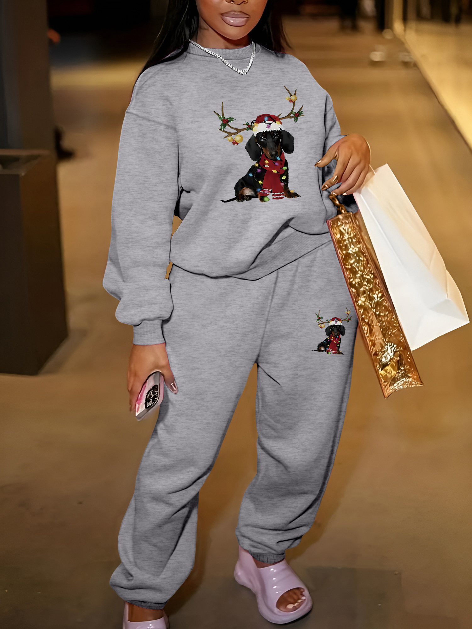 conjunto chándal casual poliéster cuello mujer Temu Colombia