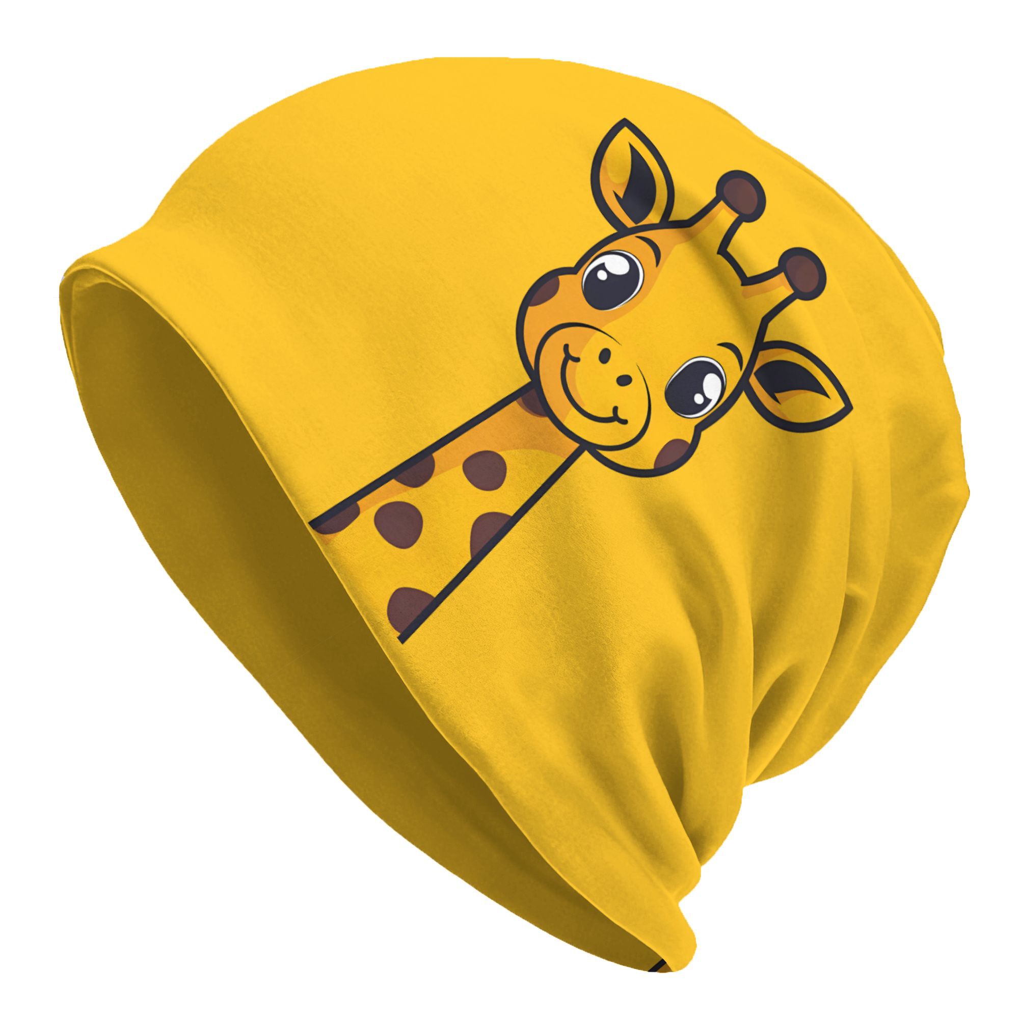 E-shop Niedliche Giraffen-Beanie-Mützen, modische Baskenmützen für Herren