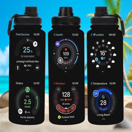 1 stainless steel vacuum insulated tumbler with lid 304 stainless hour 48 hour hot cold ideal for travel camping gym office perfect christmas gift for men and women compatible