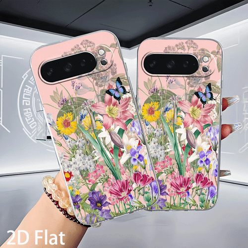 item picture phone case 2d printed pattern transparent tpu phone case suitable for google pixel 6 6a 7 7a 8 8a 8pro 9 9 pro transparent protective cover student gift shopper