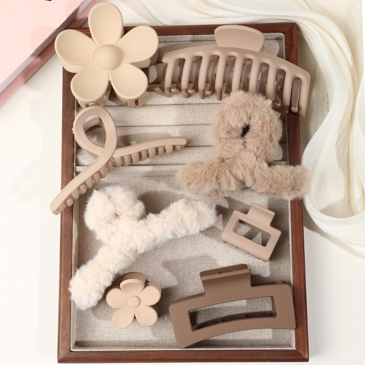 E-shop 8er-Pack Multi-Style Haar-Verlängerungen Styling Clip, perfektes Geschenk für Frauen, Reise-Accessoires, geeignet für die tägliche Damenmode,
