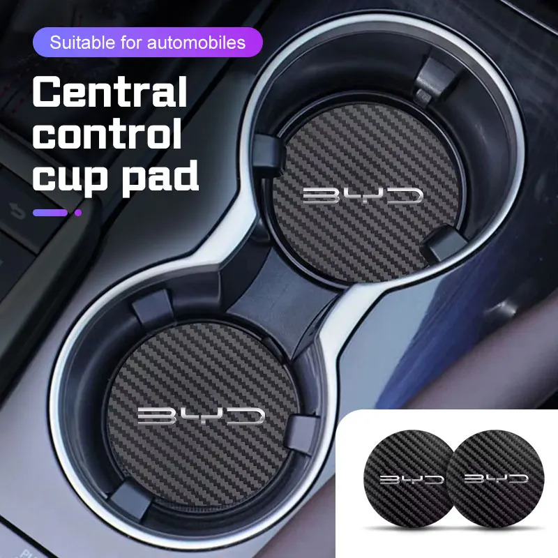 Image of Car Cup Holder Enhancement Equipment For , Song Plus, F0, G3, , Han Ev, Yuan, Tang, F3 Dm, Qin And Dolphin, Including Anti-slip Mats, Etc