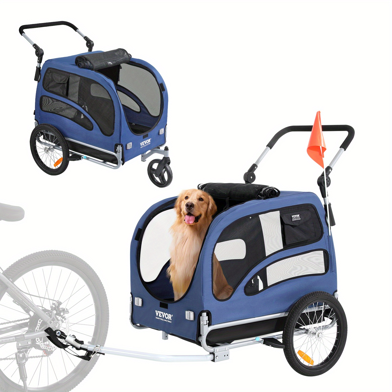 Produktbild von Anhängerkupplungs Fahrradträger In Hundefahrrad-Anhänger