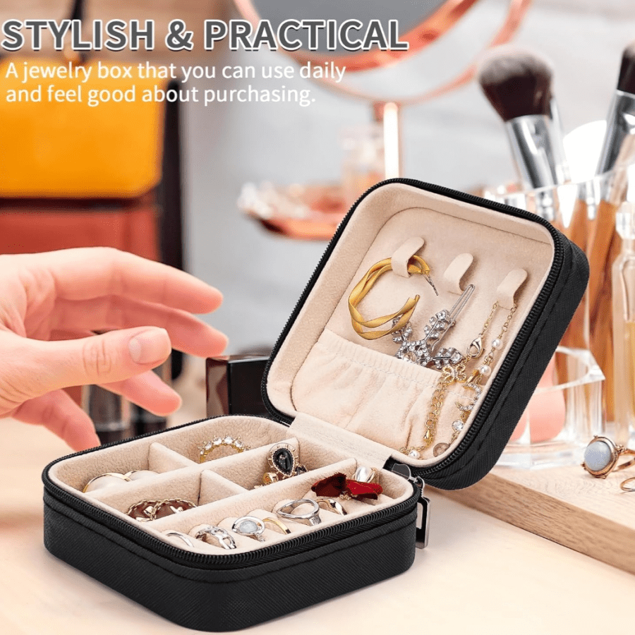 Custom 28pcs Compact Jewelry Box for Bridal Parties