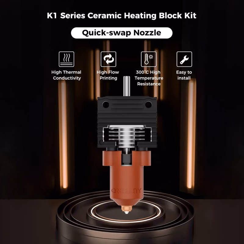 k1 k1 1c hot end supports high temperature 600mm s high speed printing supports k1 1c k1se printers 3d printer parts and accessories Product details 3