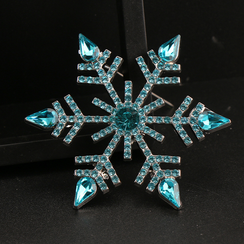 Festive Snowflake Brooch - Perfect For Christmas Outfits