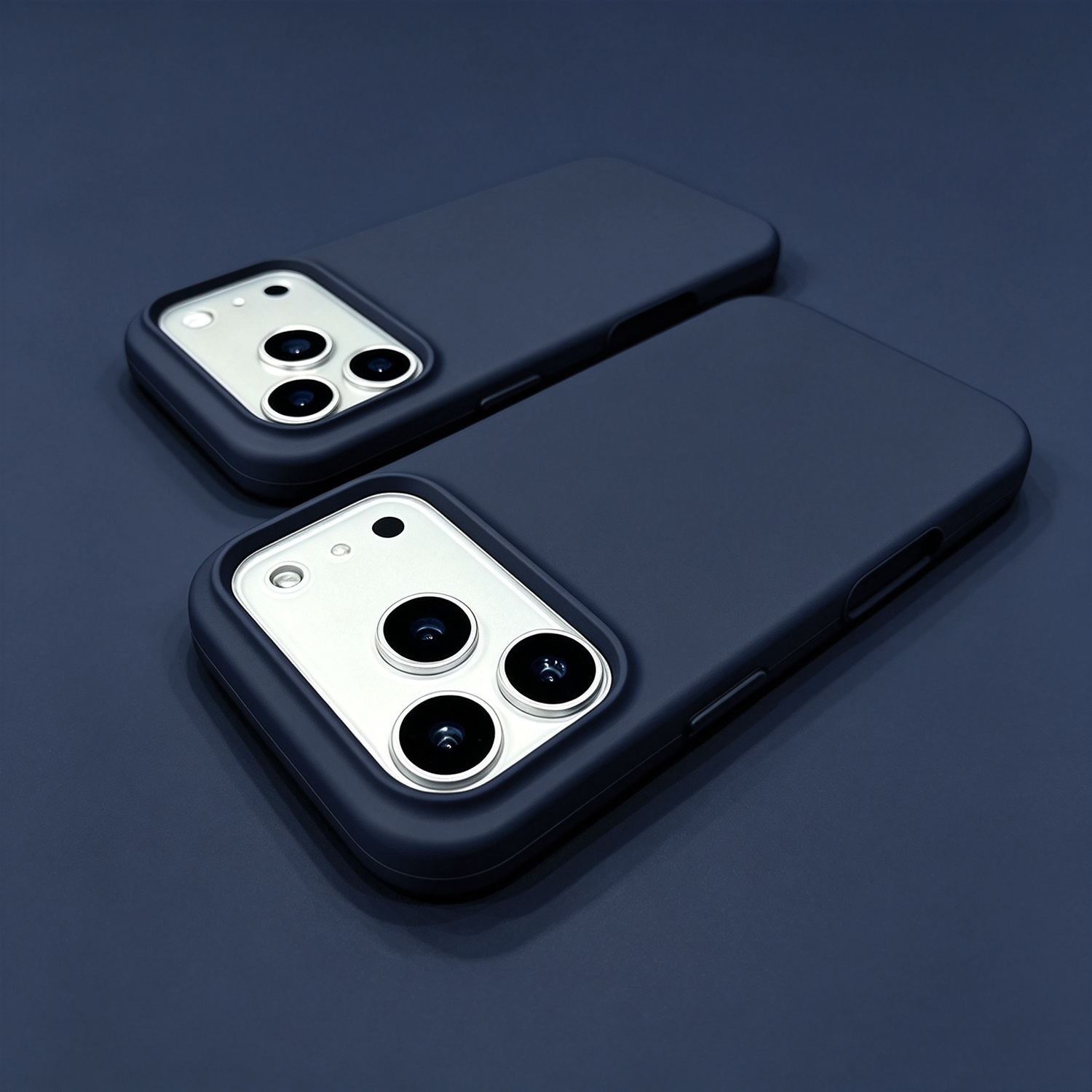TEMU Coque de téléphone - coque souple avec intégration de velours, couleur unie, pour iPhone 17 Pro Max, 13 Pro Max, 16 Pro Max, 15 Pro et 17 16 15