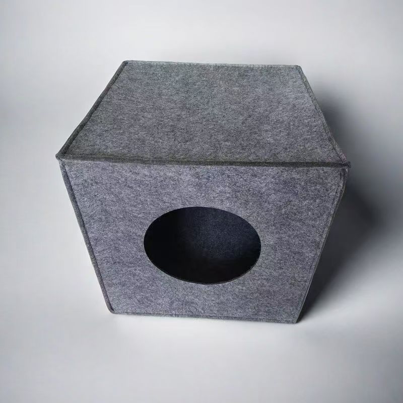 Cross-border Felt Cat Nest Outdoor Bag Pet Nest Handheld Warm Pet Bag Creative Warm Foldable Cat Litter Box