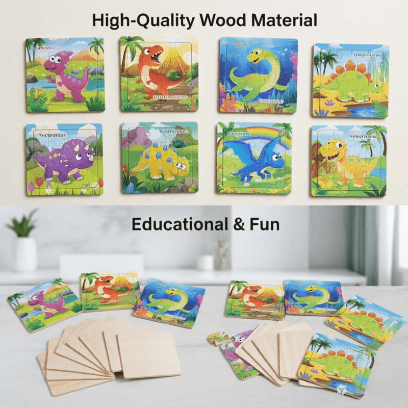 Children's Educational Floor Puzzle - Dinosaur World, 128pcs