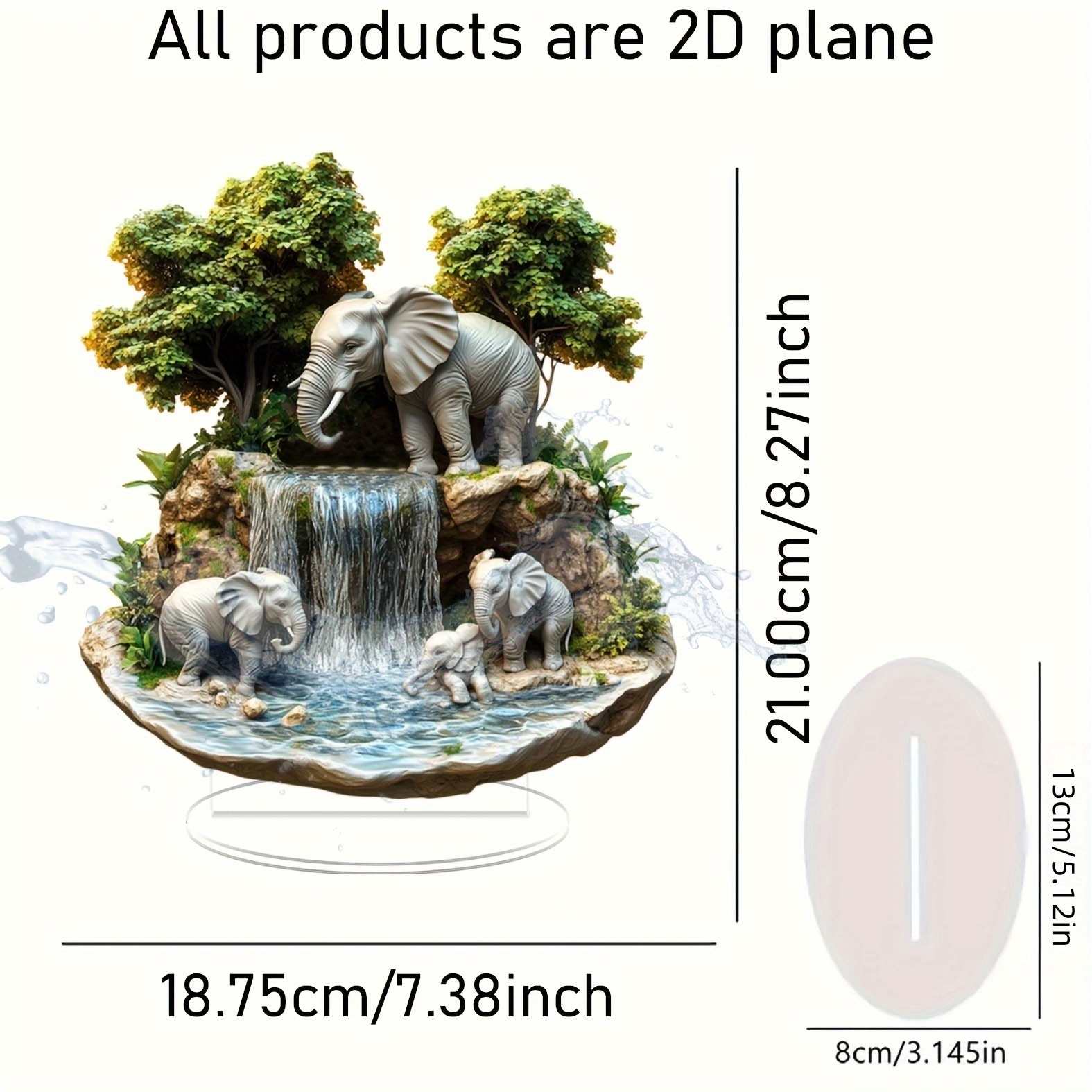 An Elegant 2D Flat Elephant Faux Leather Sun Catcher - a Bohemian Style Decoration for Desktops And Windows, Perfect for Home, Parties, And Festive Decor, As Well As for Gifts.