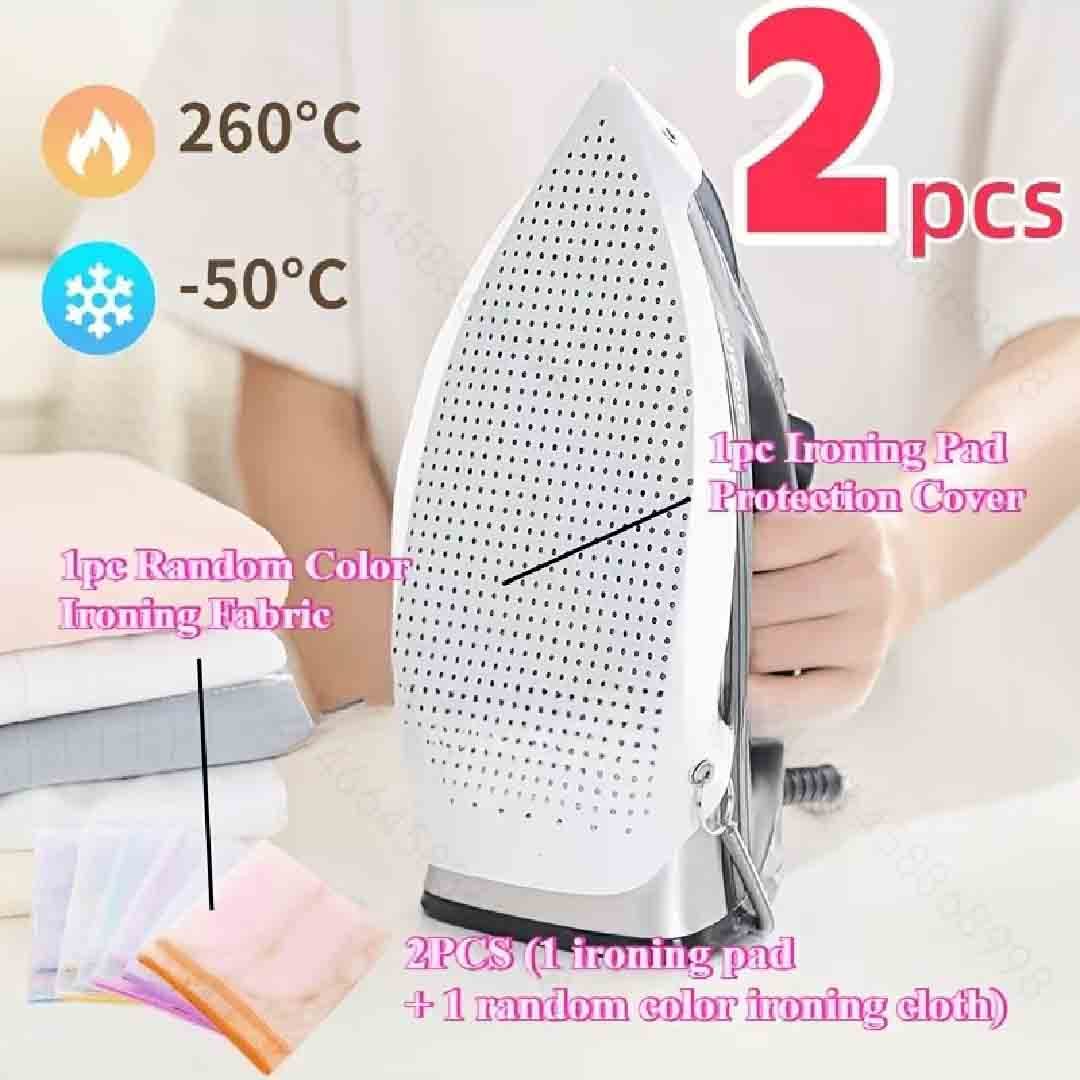 TEMU 2pcs Set— Premium Ironing Mat And Heat-resistant Ironing Cloth: Heat-resistant And Durable, Suitable For All Irons And For All Types Of Fabrics