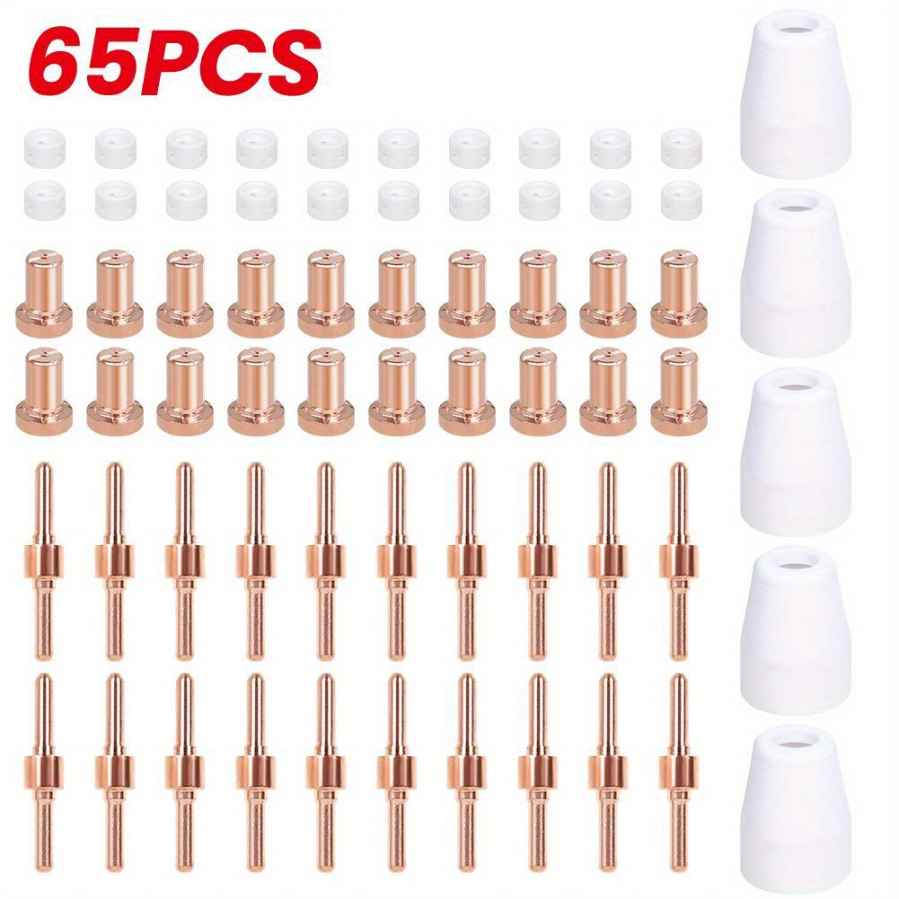 65pcs Welding Accessories Cutting Nozzles Ceramic Rings Accessories