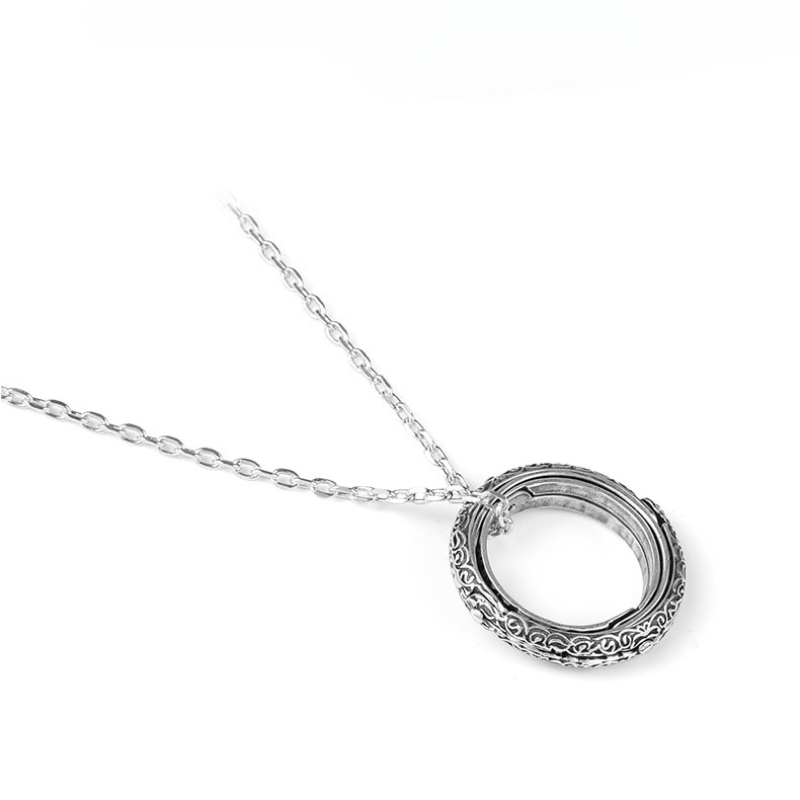 TEMU Deformable Ring Men's Necklace Trendy Pendant