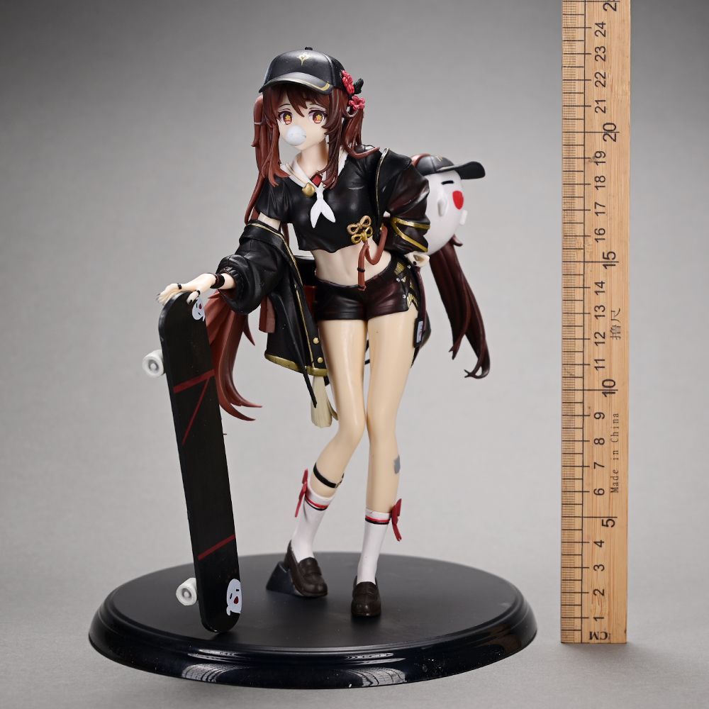 Anime Gk Collectible Toys Statues Busts Figure Anime Two-dimensional Model Skateboard Trendy Clothes Modern Clothes Walnut Figure Ornament Gift