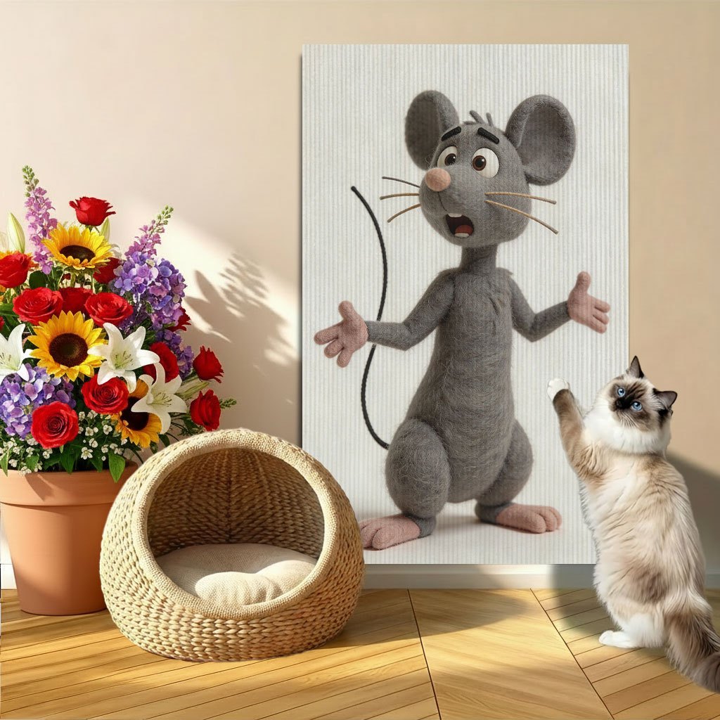 TEMU Selbstklebendes Kratzbrett für Katzen, geeignet für Wohnungskatzen. Das Kratzpad ist ideal zum Schutz von Wänden, Sofas Möbeln. Die langlebige