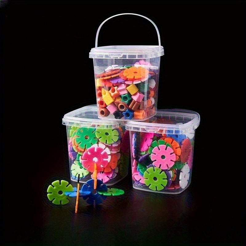 24pcs Mini Collection Container Set with Lids and Handles