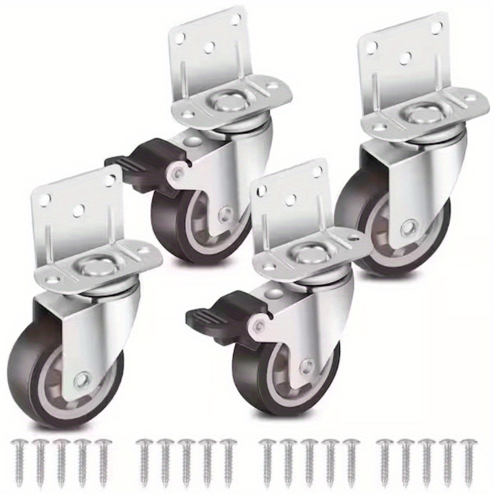 With A Combined Weight Capacity Of 110 Kg, Can Swivel In Multiple Directions, Ideal For Cabinet Tables