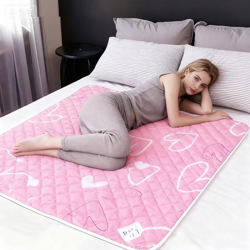 1pc washable incontinence pad suitable for elderly teenagers and menstrual use leak proof mattress protector multiple sizes and colors easy to care for home   elderly bedding protection
