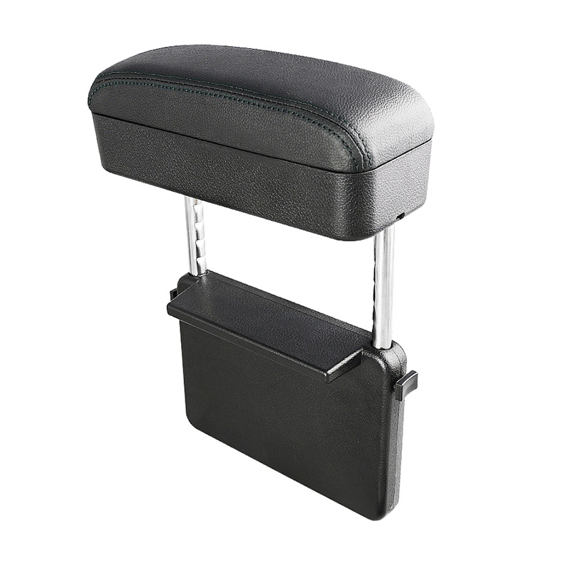 TEMU Pu Leather Car Armrest Storage Box, Vehicle Seat Organizer, Car Storage Solution, Vehicle Armrest, Adjustable Forearm Support Armrest Suitable