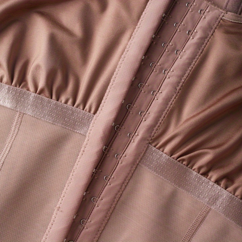 Colombian Shapewear, Women'S High-Support Bodysuit with Tummy Control, Featuring Lace Details, Popular Double-Layer Sleeveless Steel-Boned Bodysuit for Waist, Tummy Flattening, And Lifting The Buttocks for a Peachy Shape