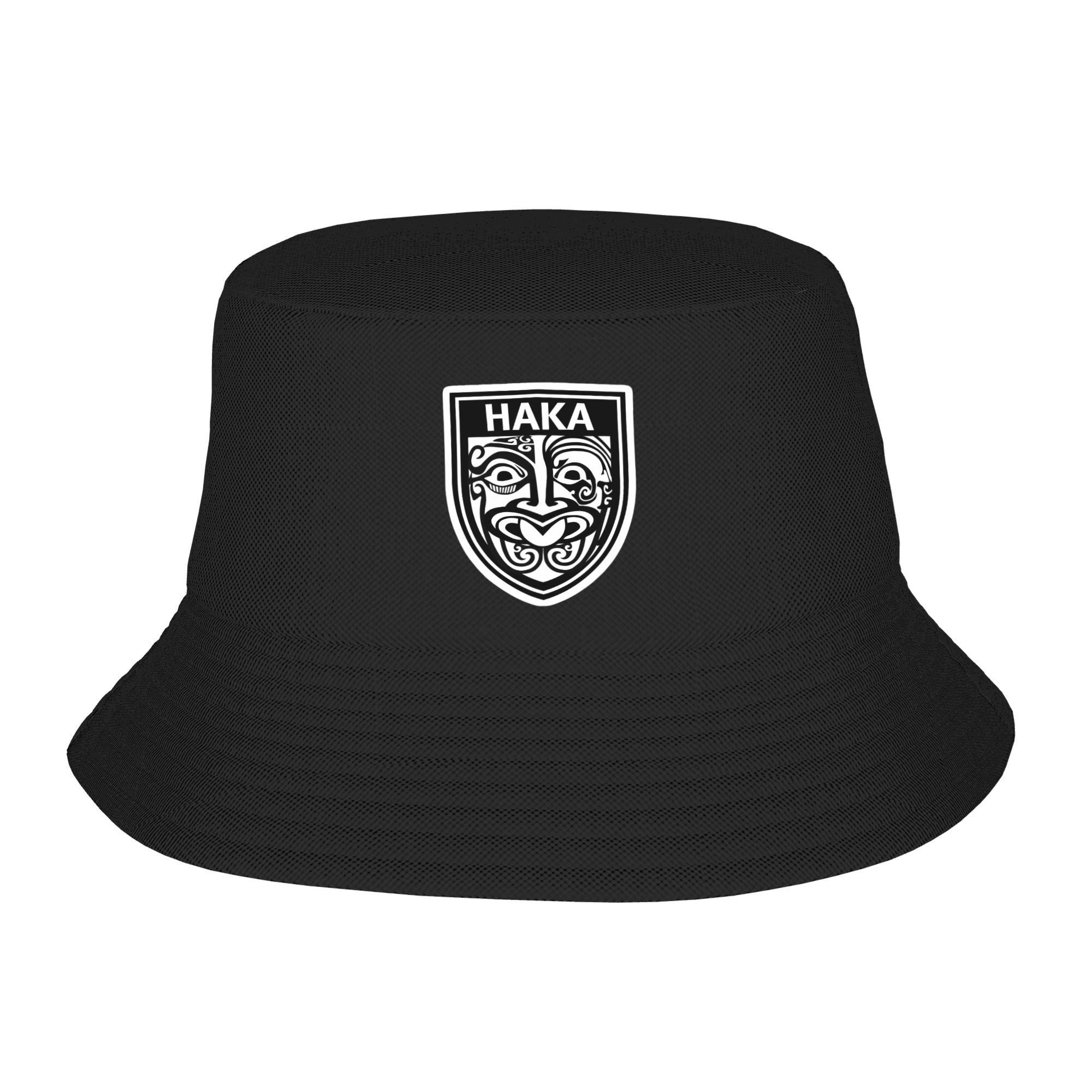 TEMU Haka Logo Hat- Stylish Polyester Streetwear With Intricate Maori Design, Durable& Breathable For Sports, Outdoor Activities, Everyday Use