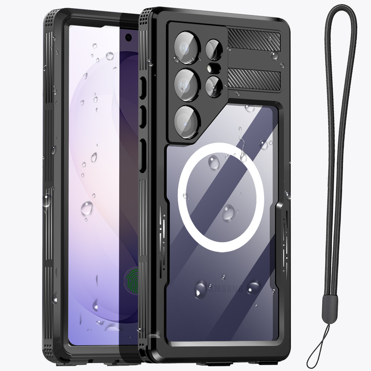 TEMU Phone Case - Case For Galaxy S26 Ultra Phone Case Magnetic Heavy Duty Shockproof Cover