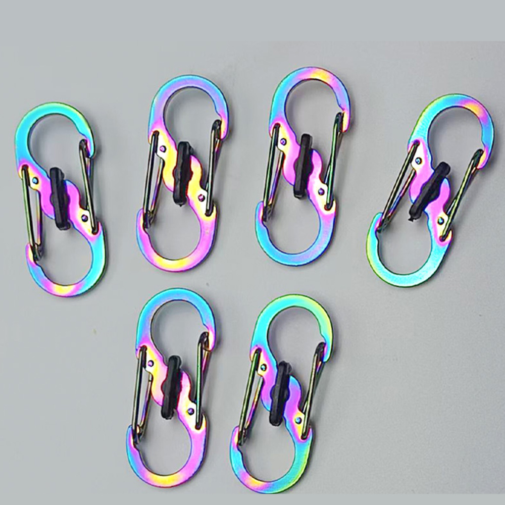 Mini Locking , Stainless Steel Anti-theft Hook Clip, Suitable For Zipper Bags And Backpacks