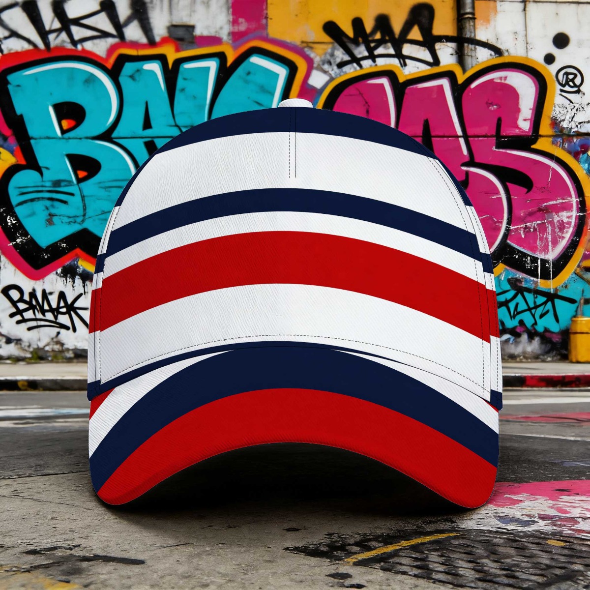 TEMU 1pc With Stripes Classic Baseball Cap Versatile Durable Headwear Really Cool Stylish Ideal For Outdoor Activities Making It Ideal For Travel